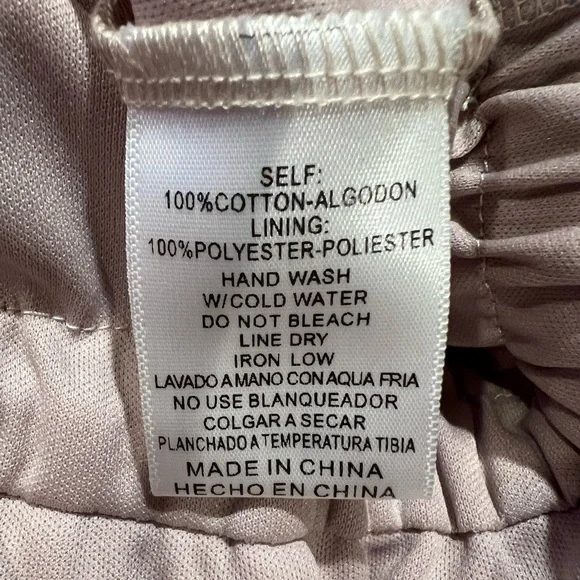 Listicle Eyelet Romper With Adjustable Straps And Pockets Size Medium - Picture 6 of 6